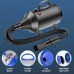 High Velocity Blow Dryer for Dogs,5.2HP/ 3800W Dog Blower Grooming Dryer,Adjustable Speed & Temp Pet Dryer with 4 Nozzles Detachable hose,Black